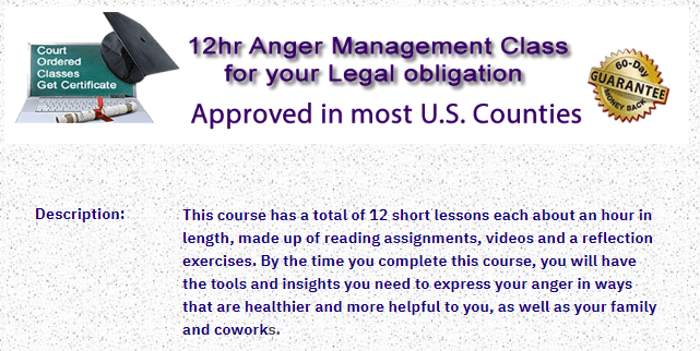 12 Anger Management Classes 
